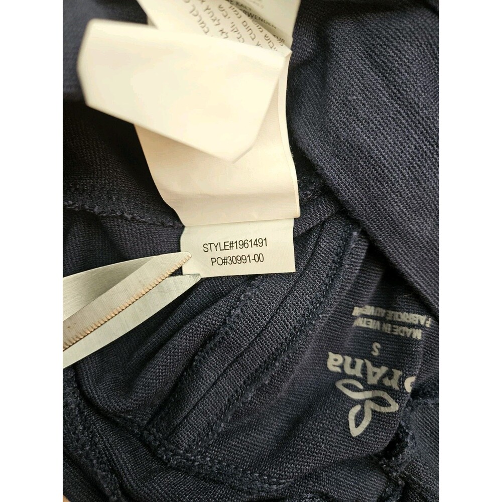 prAna Monte Baldo Leggings Women's Navy Yoga Pants Pockets Performance Small S - Picture 8 of 8